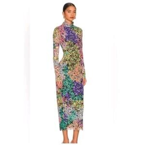 AFRM Laguna Dress Patchwork Size Medium